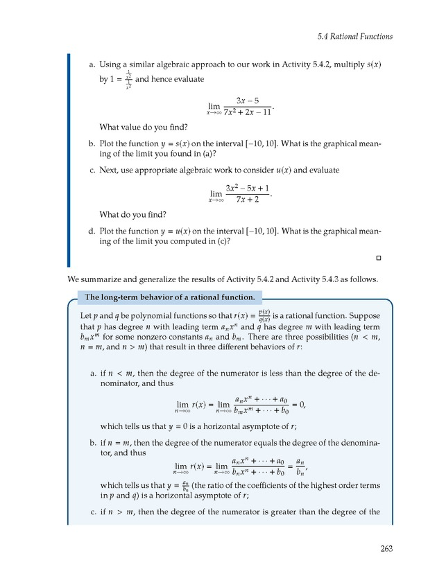Active Preparation for Calculus - Page 263